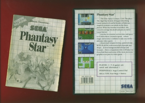 9a Phantasy Star Master System b